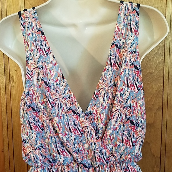 Lush, multicolored spaghetti strap dress, S - Picture 5 of 6